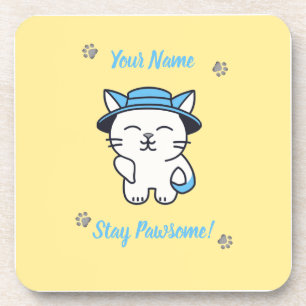 Custom Cat Lover Coaster - Cute & Personalized