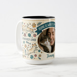 Custom Cat Lover Mug with Photo for Cat Mom