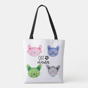 Custom Cat Mama Design   Personalized Cat Tote 