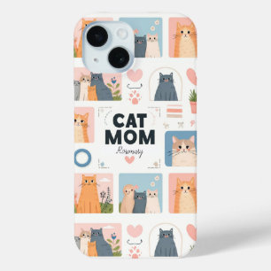 Custom "Cat Mom" iPhone Case 