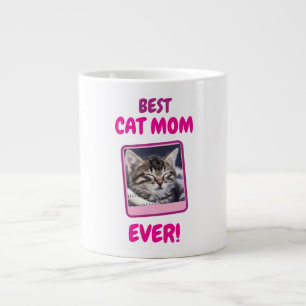 CUSTOM CAT MOM MUM EVER PET LOVE MOTHERS DAY DOG  LARGE COFFEE MUG