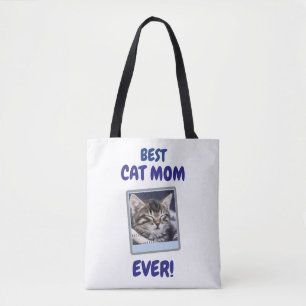 CUSTOM CAT MOM MUM EVER PET LOVE MOTHERS DAY DOG TOTE BAG