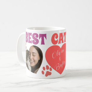 Custom Cat Mom Photo Mug