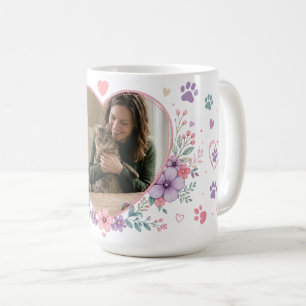 Custom Cat Mom Photo Mug Gift