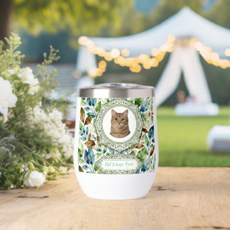 Custom Cat Photo & Name Tumbler