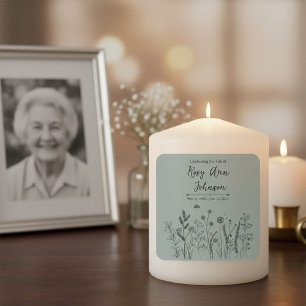 Custom Celebrate the Life Memorial  Square Sticker