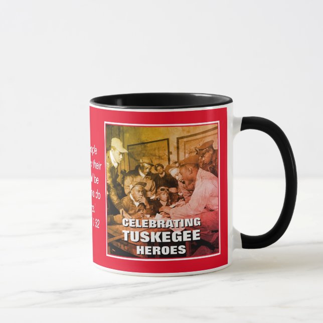 Custom Celebrating TUSKEGEE AIRMEN Day Mug (Right)