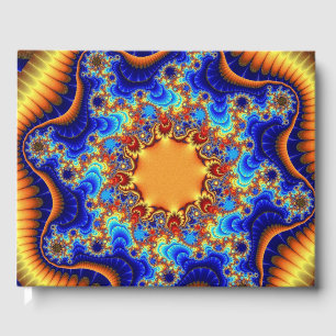 Custom Celestial Fractalscope Guest Book
