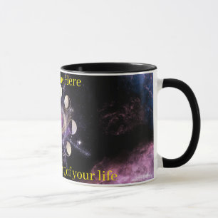 Custom Celestial Moon Phases Spiritual Coffee Mug