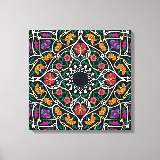 Custom Celtic Knot Abstract  Wrapped Canvas (Front)