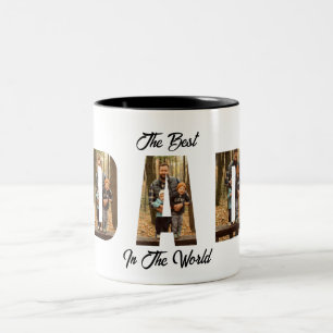 Custom Ceramic Dad Mug   Gift From Kids