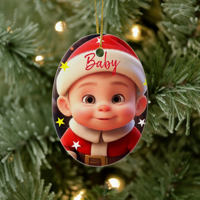 Custom ceramic fitting ornament (Tree)