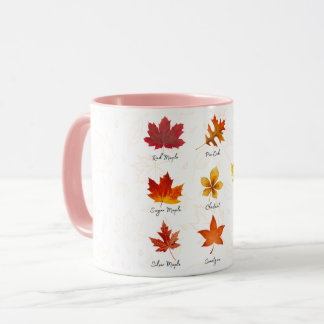 Custom Ceramic Mug, Autumn Leaves for Home Decor Mug