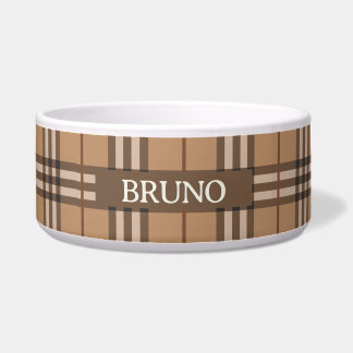 Custom Ceramic Pet Bowl – Personalized Dog & Cat