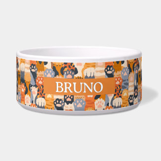 Custom Ceramic Pet Bowl – Personalized Dog & Cat
