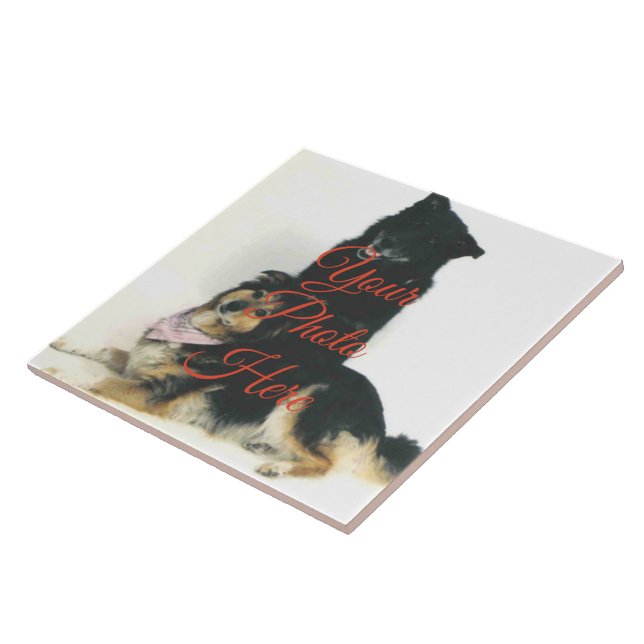 Custom Ceramic Photo Tile - 2 Sizes (Side)