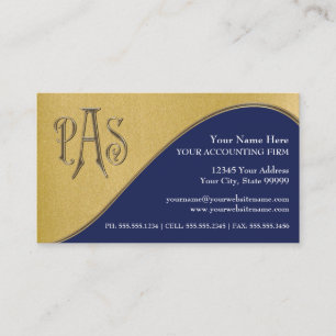 Custom Certified Public Accountant Business Taxes Card