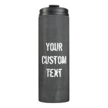 Custom Chalk Board Travel Tumbler