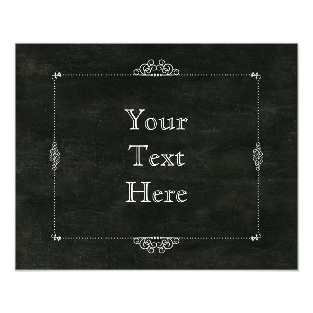 Custom Chalkboard Print (Front)