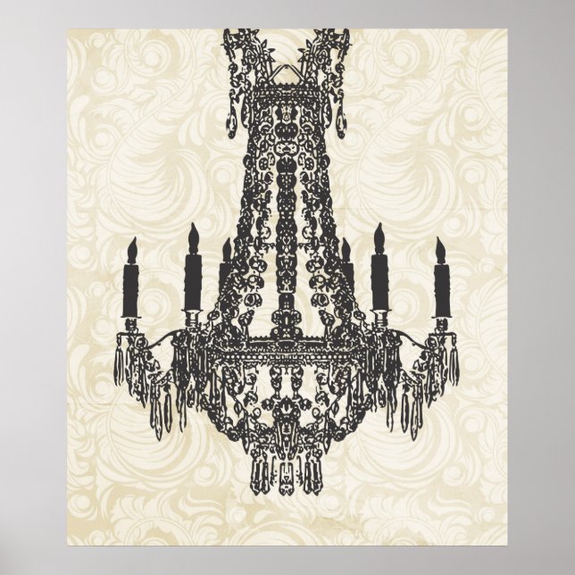 Custom Chandelier Poster (Front)