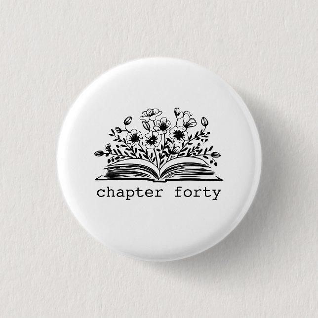  Custom Chapter Birthday  1 Inch Round Button (Front)