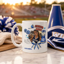 Custom Cheer Mom Photo Sports Pride