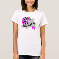 Custom Cheerleader Shirt in Cheer Magaphone