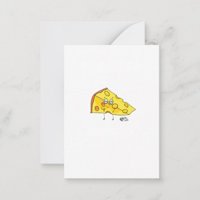 Custom cheese. Mature. birthday Card (Front)