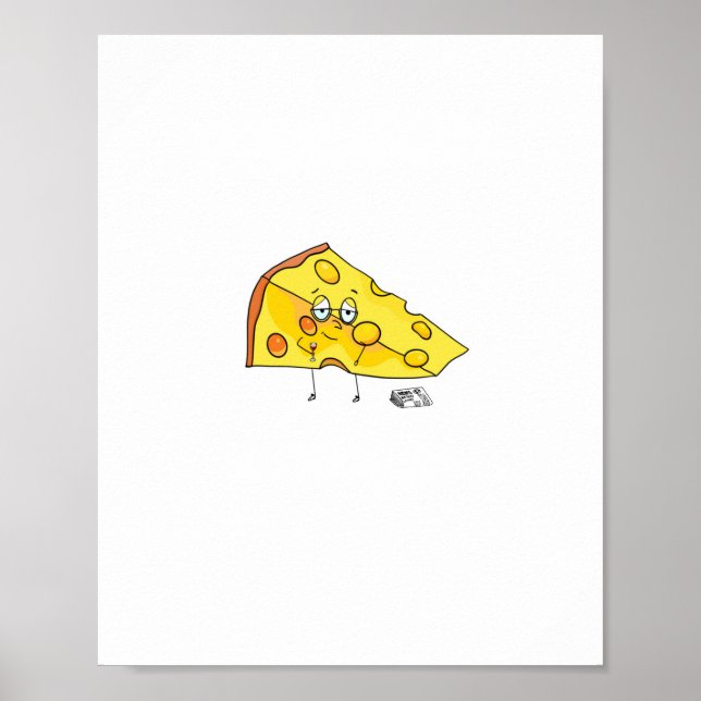 Custom cheese. Mature. birthday Poster (Front)