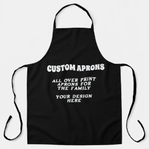 Custom Chef Apron - Personalize With Your Design