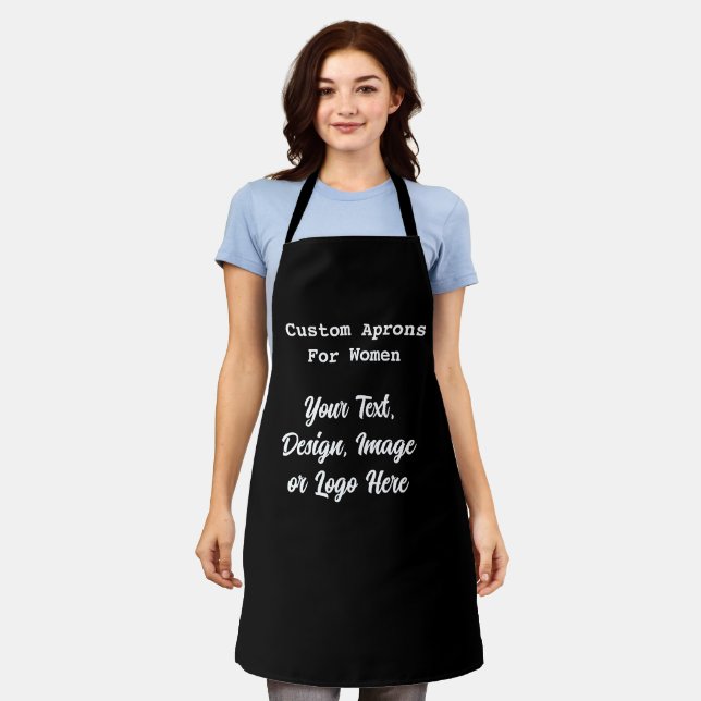 Custom Chef Apron Personalized Baking Gift Her (Worn)