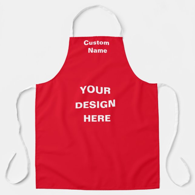 Custom Chef Apron - Personalized Colours & Design! (Front)