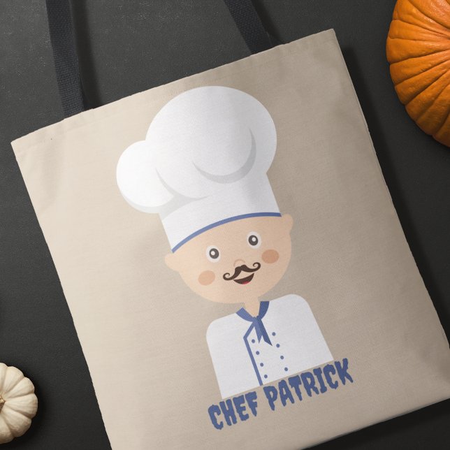 Custom Chef Halloween Trick Treat Tote Bag (Creator Uploaded)