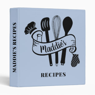 Custom Chef Recipe Book Binder