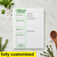 Custom Chefs Basic Recipe Pages