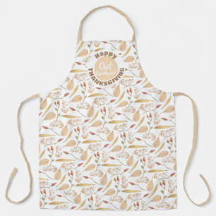Custom Chef's Happy Thanksgiving Apron