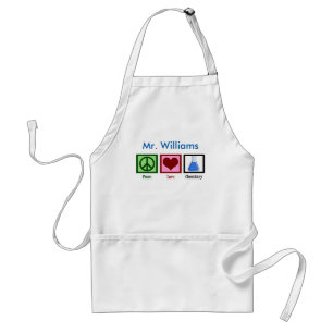 Custom Chemistry Teacher Science Standard Apron