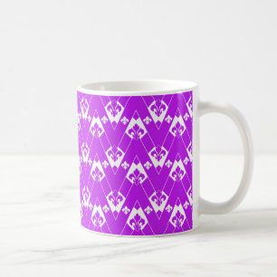 Custom Chevron 2 Purple Coffee Mug