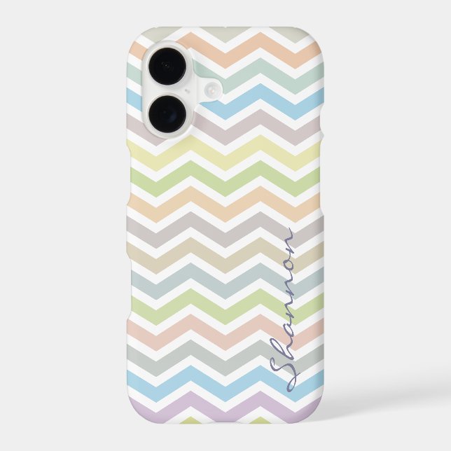 Custom Chevron iPhone 7 Plus case - elegant colour (Back)