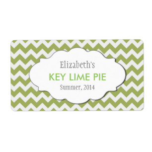 Custom Chevron Jam, Sauce, or  Product Labels