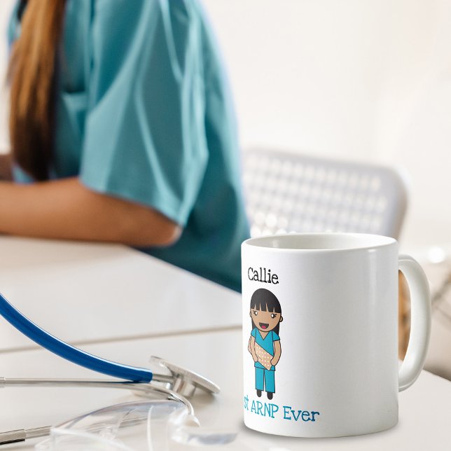 Custom Chibi Frontline Worker Thank You Coffee Mug (Creator Uploaded)