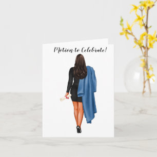 Custom Chic Law School Graduation  Card