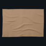Custom Chic Light Brown Solid Colour Blank Templat Kitchen Towel<br><div class="desc">Custom Make Your Own Upload Add Your Monogram Initial Photo or Logo Text Name Elegant Modern Cute Kitchen & Dining / Table & Kitchen Linens/ Blank Template Trendy Light Brown Solid Colour Kitchen Towel.</div>