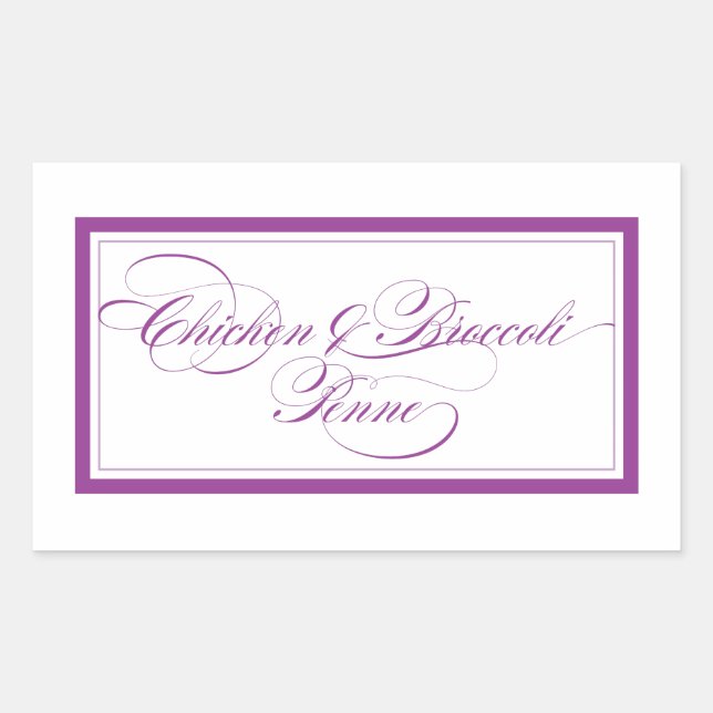 Custom_Chicken & Broccoli Penne Sticker (Front)