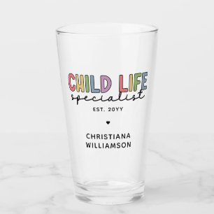Custom Child Life Specialist CCLS Gift  Glass