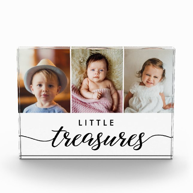 Custom Children Photos Little Treasures Mom Gift (Front)