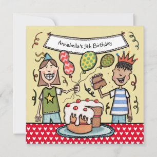 Custom Children's Birthday Party Invitation