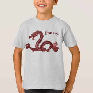Custom Chinese Dragon Name Fantasy Design T-Shirt