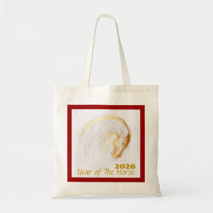 Custom Chinese Horse Year Zodiac Birthday Tote B2 Bag