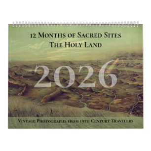 Custom Christian Bible Vintage Photo Church Family Calendar